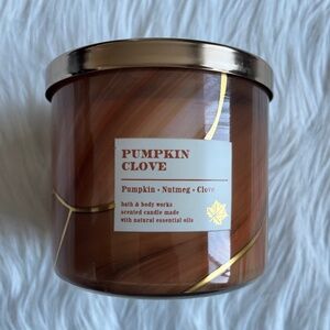 Bath and Body Works Pumpkin Clove 3-Wick Candle
